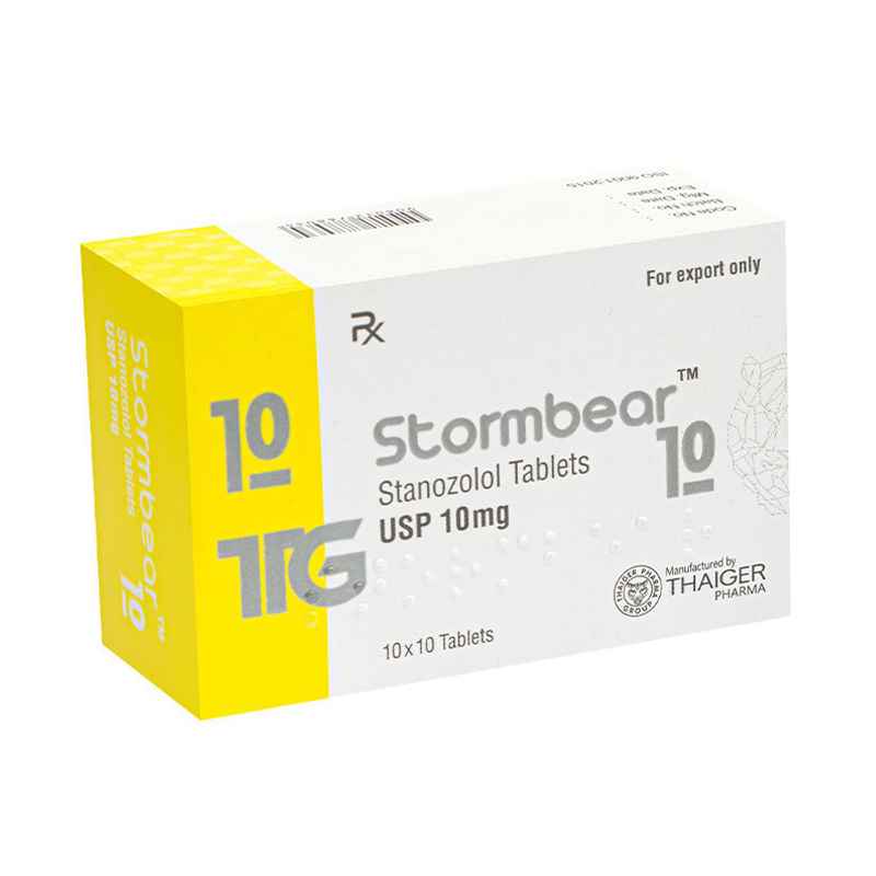 STORMBEAR 10 MG (ESTANOZOLOL) 100 TABS THAIGER PHARMA