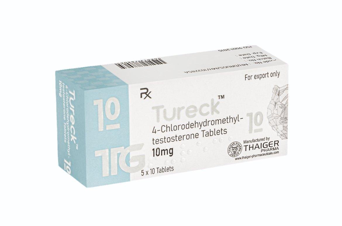 TURECK 10 MG (TURINABOL) 100 COMPRIMIDOS THAIGER PHARMA