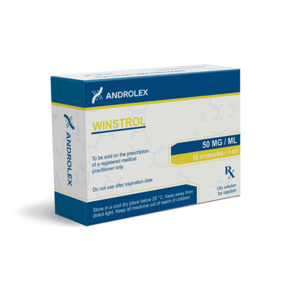 Androlex Amole Box Winstrol estanozolol inyección