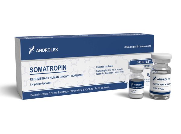 Androlex en polvo de alta hormona del crecimiento 100 UI