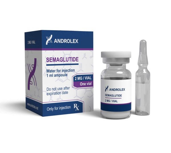 Androlex semaglutida vial de 2 mg