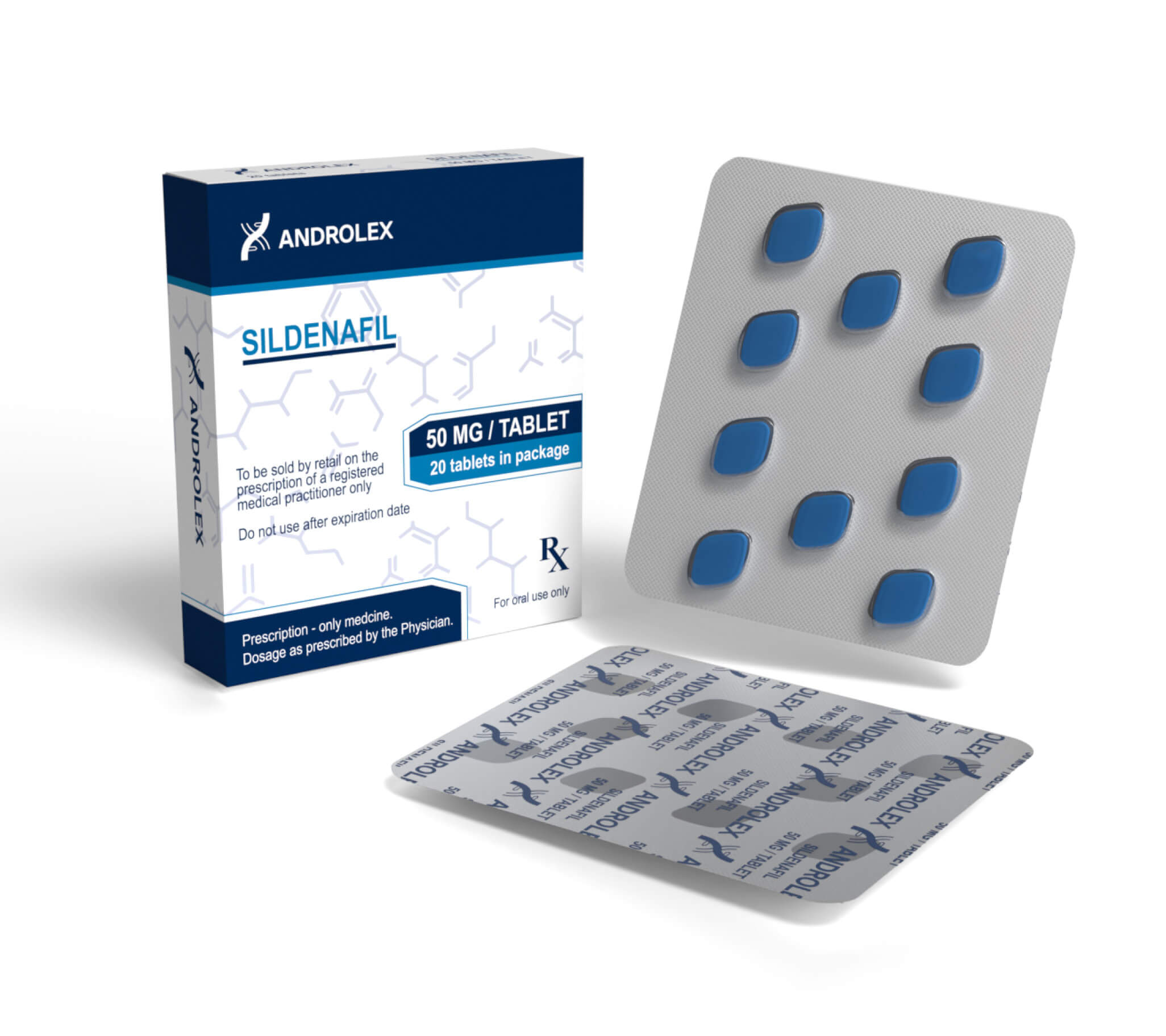 Androlex sildenafil 50 mg 50 comprimidos