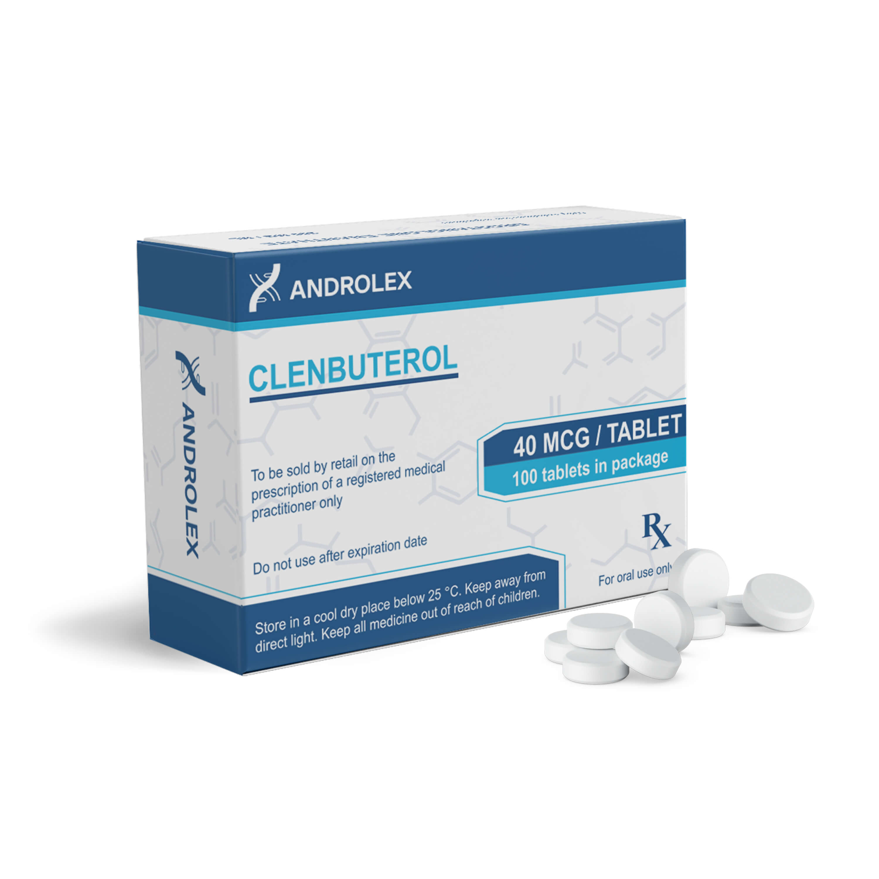 Comprimido de Androlex (Clenbuterol)