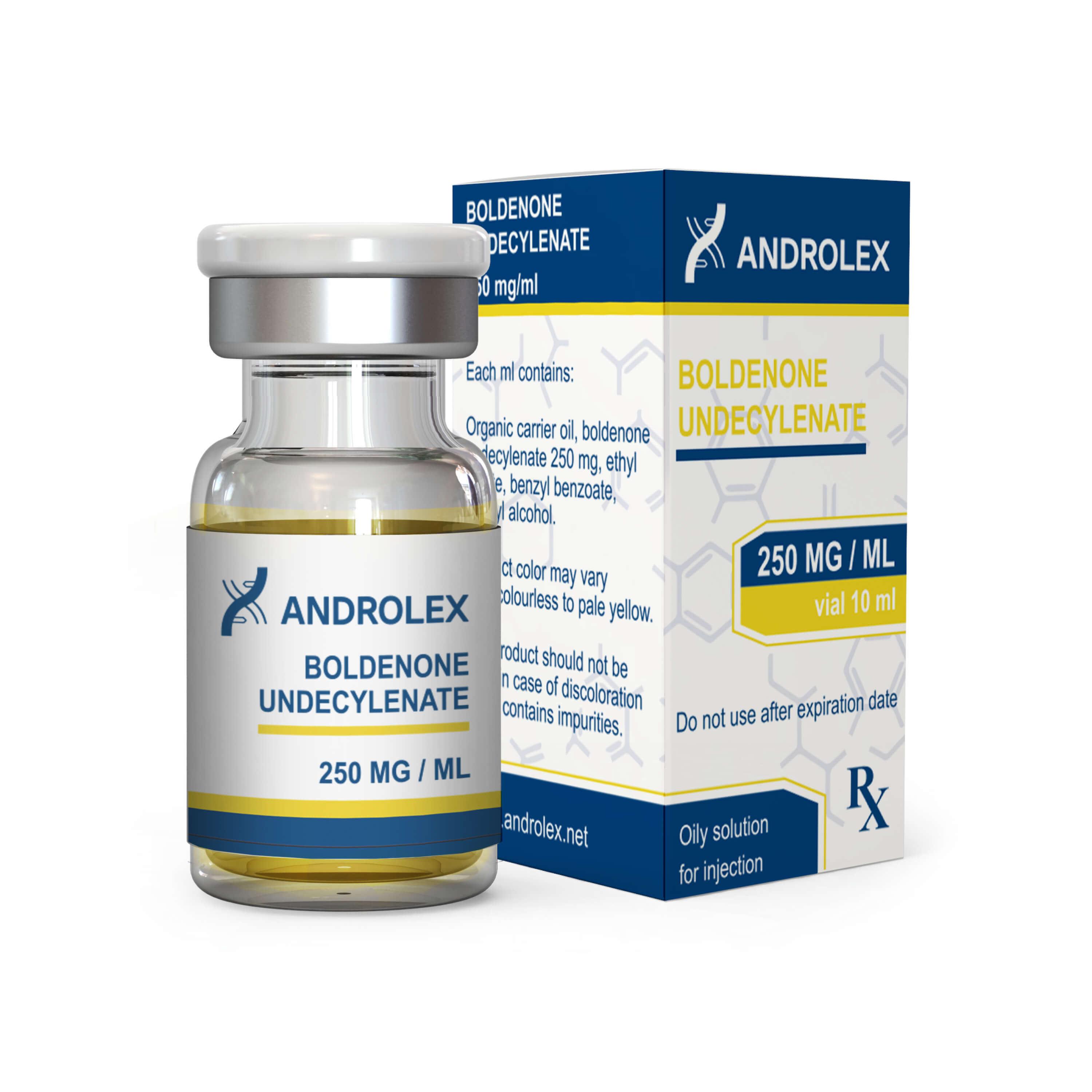 vial de androlex undecilenato de boldenona