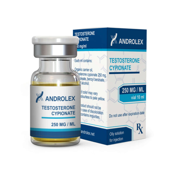 Cipionato de testosterona en vial de Androlex