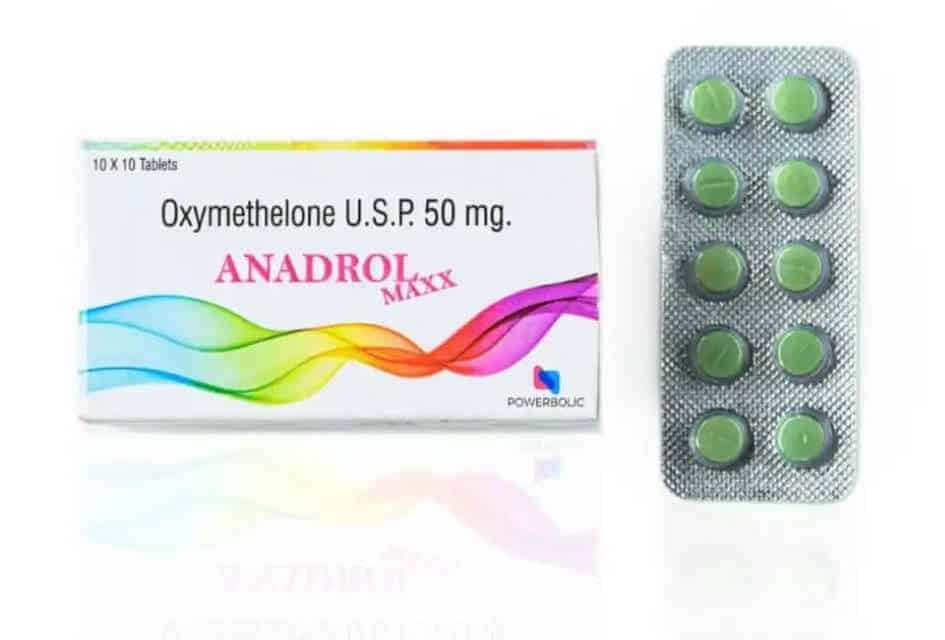 ANADROL MAXX - Oximetelolona USP 50 mg 100 comprimidos - POWERBOLIC