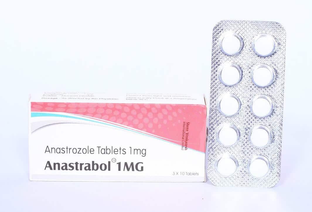 ANASTRABOL - Anastrazol 1 mg (30 tabletas) - Shree Venkatesh