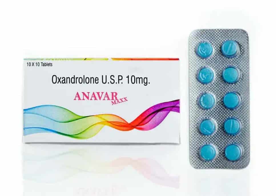 ANAVAR MAXX - Oxandrolona USP 10 mg 100 comprimidos - POWERBOLIC