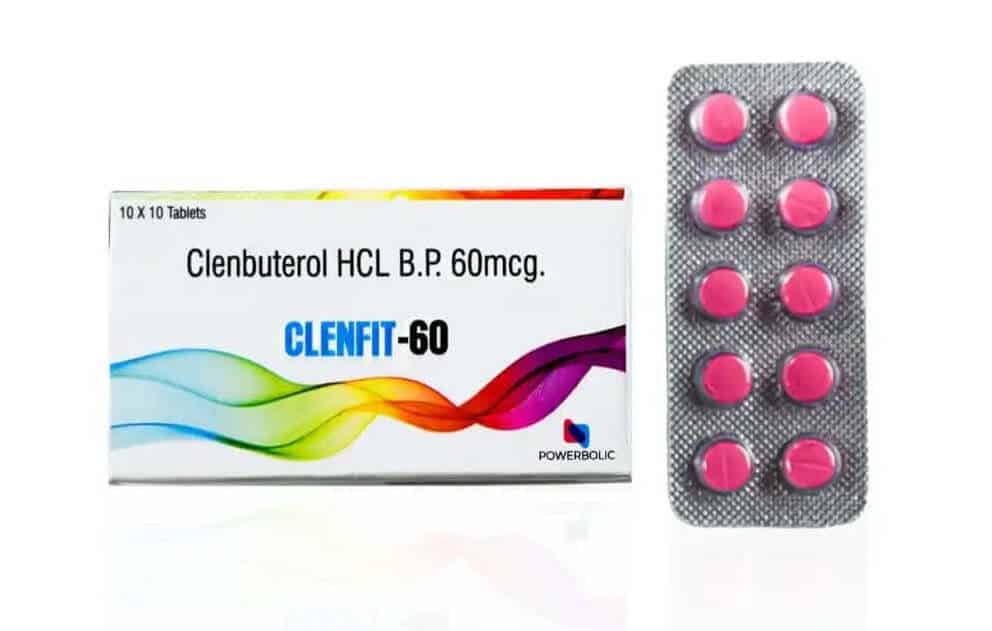 CLENFIT 60 MG - Clorhidrato de clenbuterol 60 mcg 100 comprimidos - POWERBOLIC
