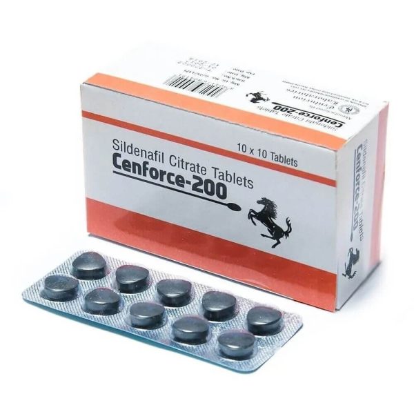 Cenforce 200 MG (Citrato de Sildenafil 200 mg) (100 comprimidos) - CENTURION