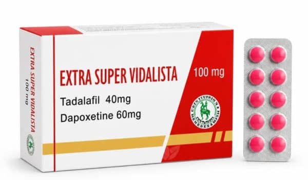 EXTRA SUPER VIDALISTA (Tadalafilo + Dapoxetina) (100 comprimidos) - CENTURION
