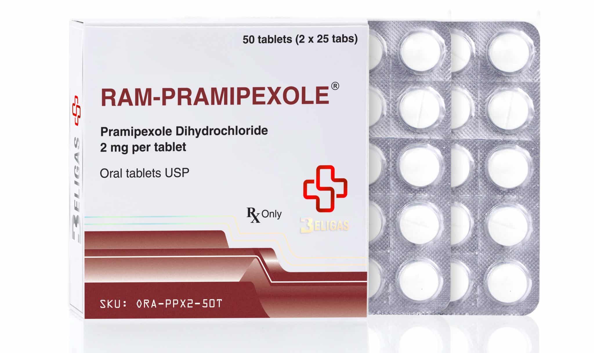 Ram-Pramipexole 2mg/50tabs - Beligas(international)