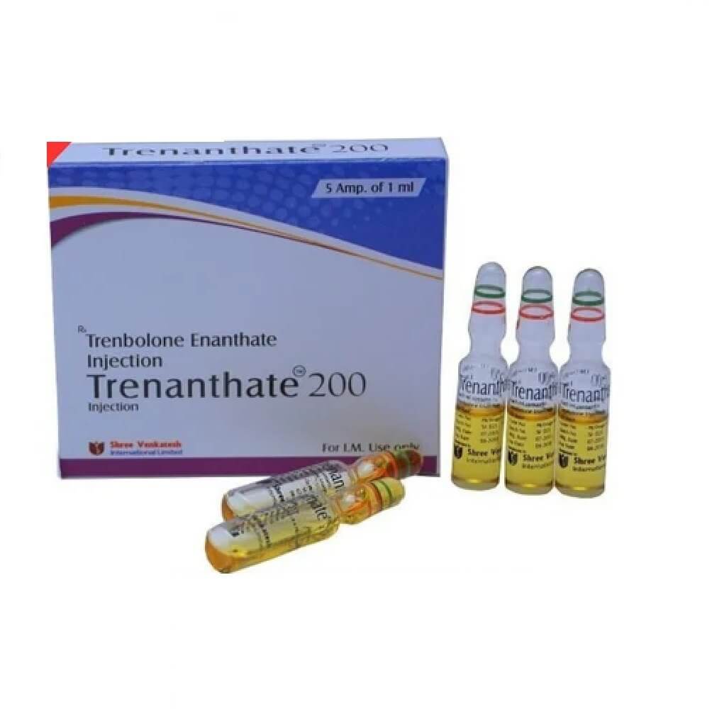 TRENANTATO - Enantato de trembolona 200 mg/ml (5 ampollas x 1 ml) - Shree Venkatesh