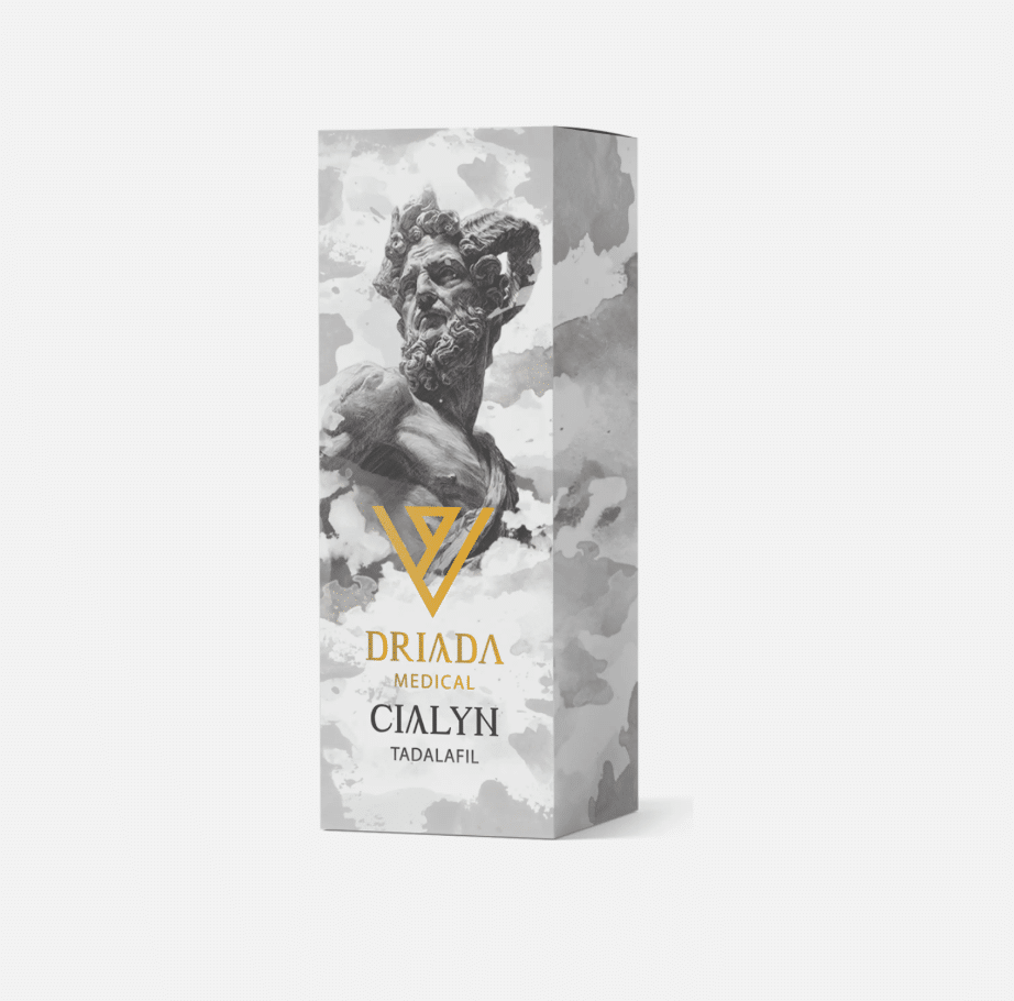 Cialyn - Tadalafilo 20 mg - 4 cápsulas - Driada Medical