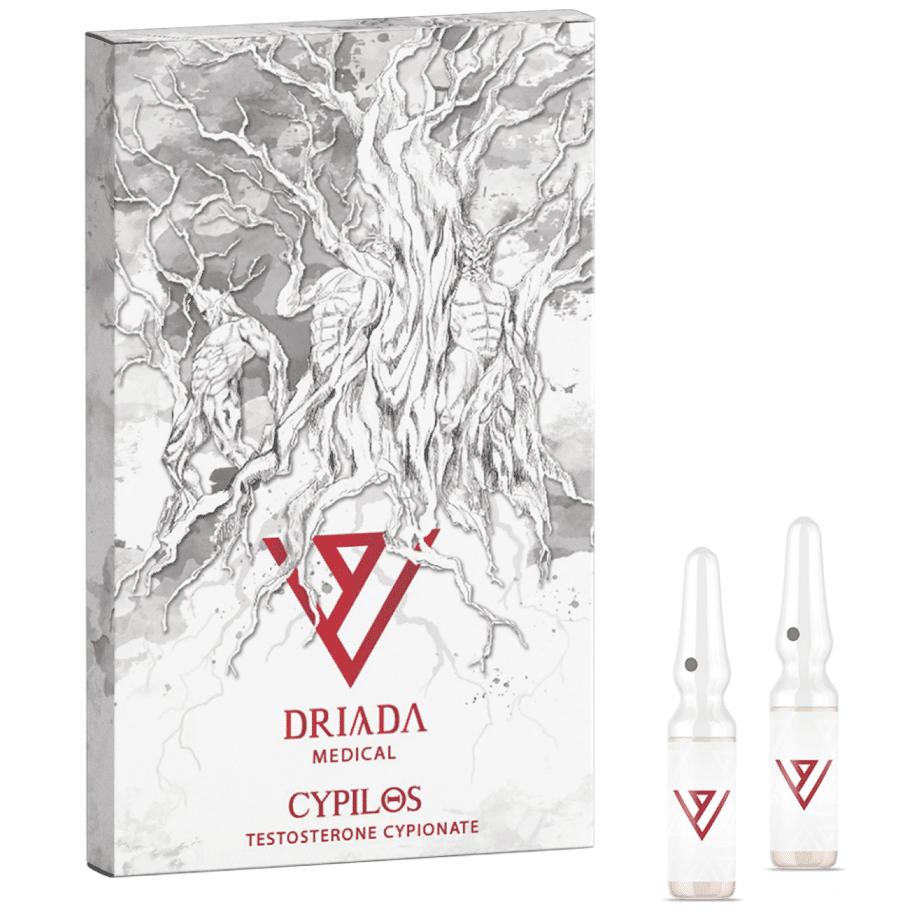 Cypilos - Cipionato de testosterona 200 mg/ml - 10 ampollas de 1 ml - Driada Medical