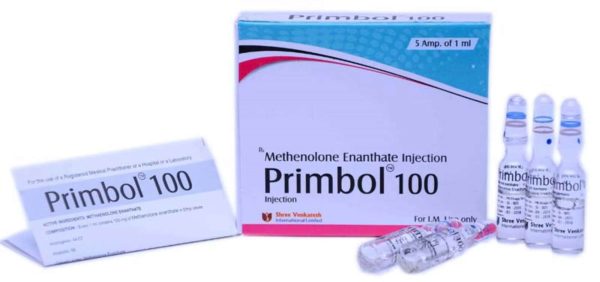 PRIMBOL - Enantato de metenolona 100 mg/ml (5 ampollas x 1 ml) - Shree Venkatesh