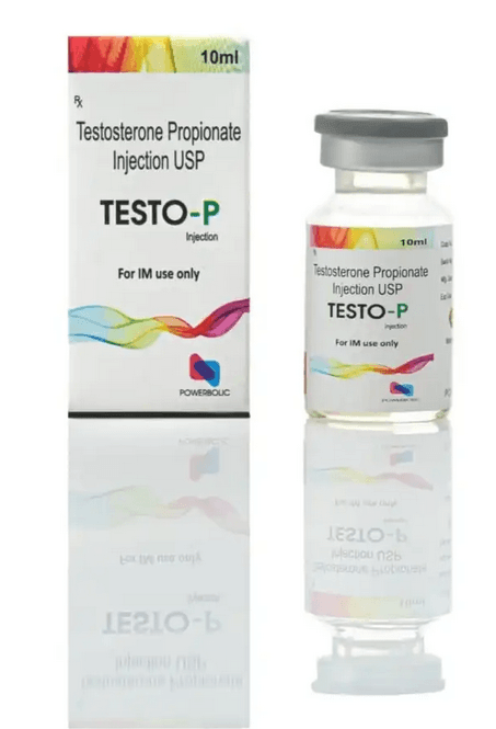 TESTO P 10 ML - Propionato de testosterona USP 100 mg - POWERBOLIC